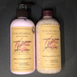 Tuscan Hulls Body Lotion & Bath Salt Set